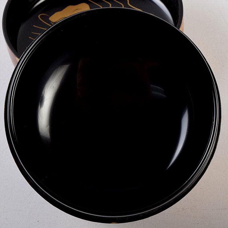 茶道具　前畑峰春作　淡々斎好　大堰川平棗　共箱　V　8987