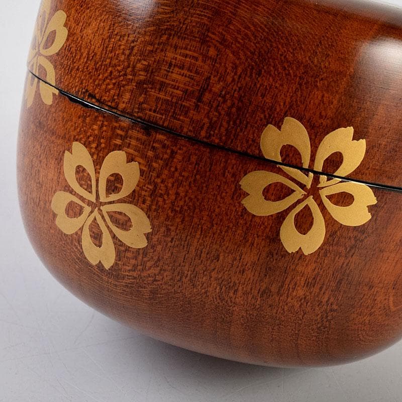 茶道具　前畑峰春作　淡々斎好　大堰川平棗　共箱　V　8987