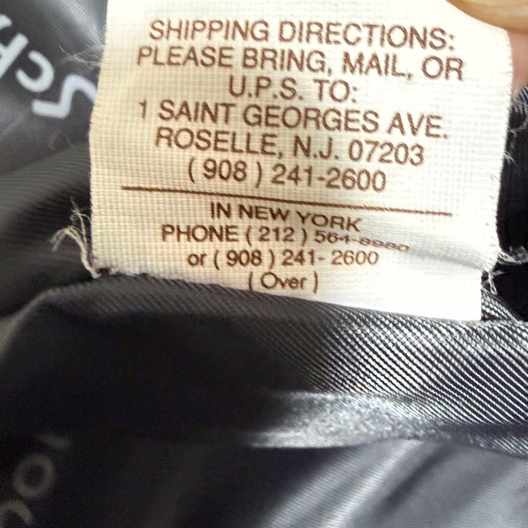 schott USA製　2way ファーインナー付き　レザージャケット　34