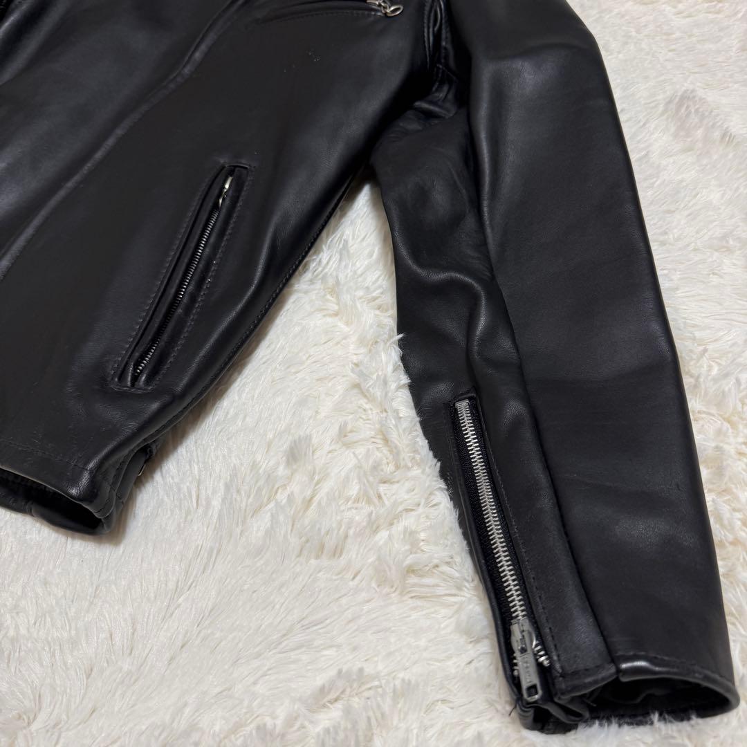 schott USA製　2way ファーインナー付き　レザージャケット　34