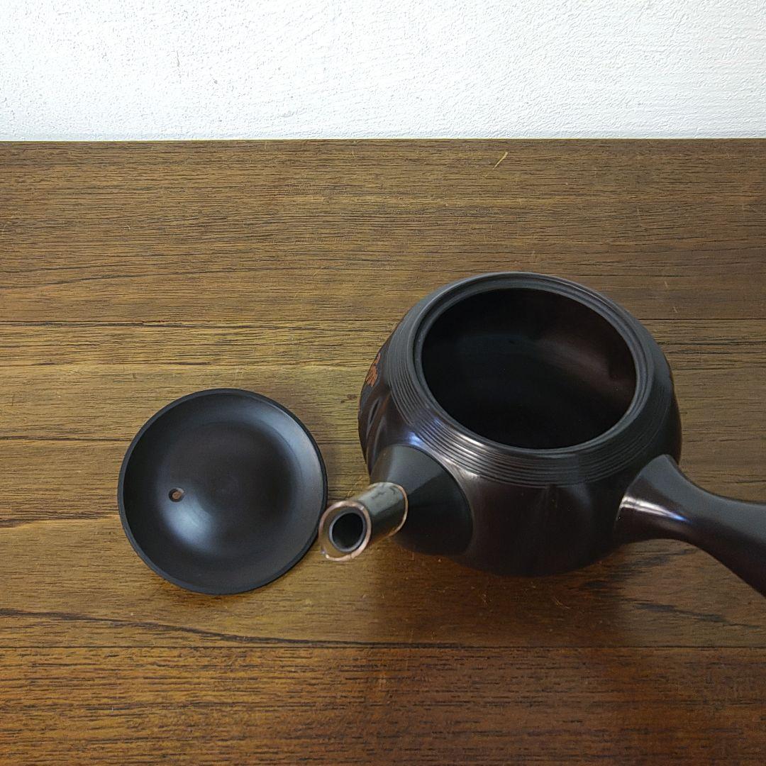 常滑焼【梅原玉堂】松竹梅 急須 茶注