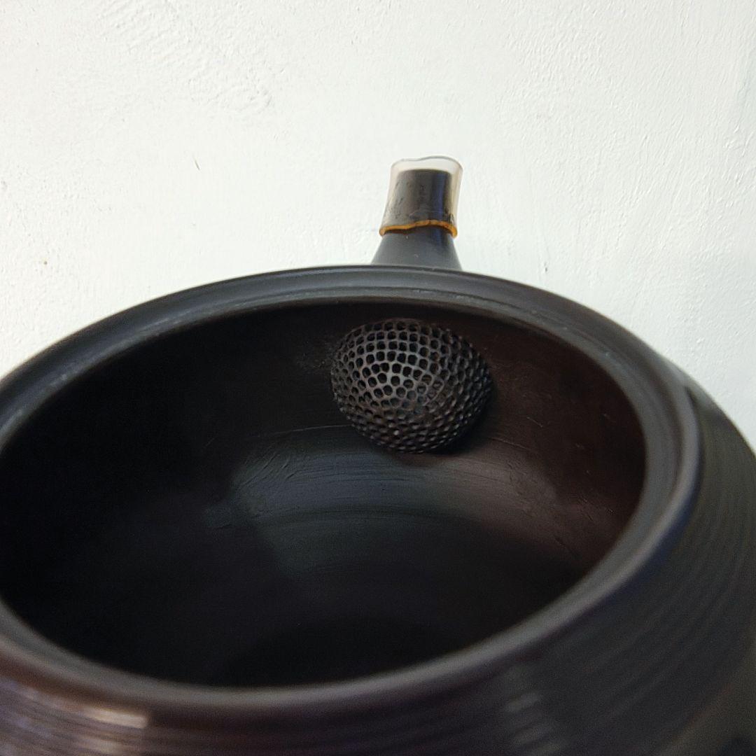 常滑焼【梅原玉堂】松竹梅 急須 茶注