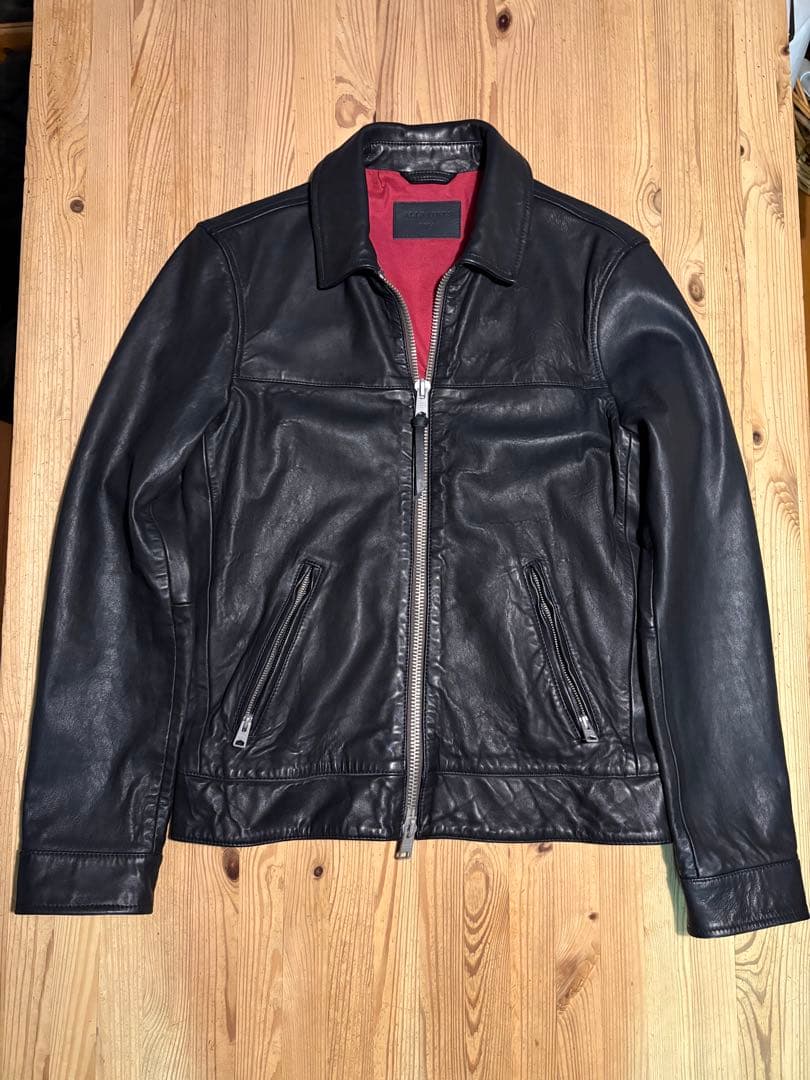 シープスキン　襟付き　シングルライダース　イングランド　ロンジャン　uk シド