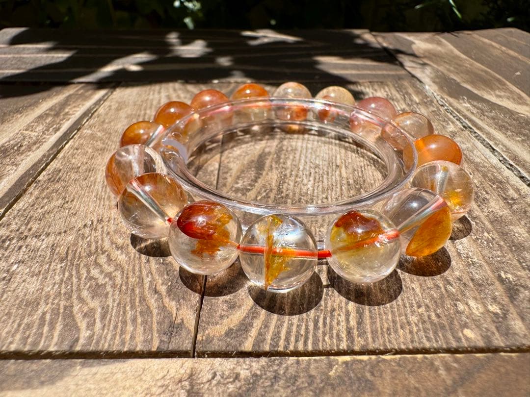 【12/13までの特別価格】オーロラクウォーツ　透明度抜群　12.5mm