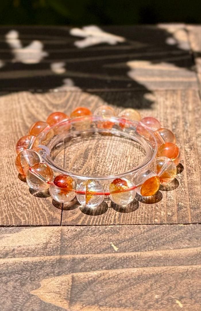 【12/13までの特別価格】オーロラクウォーツ　透明度抜群　12.5mm