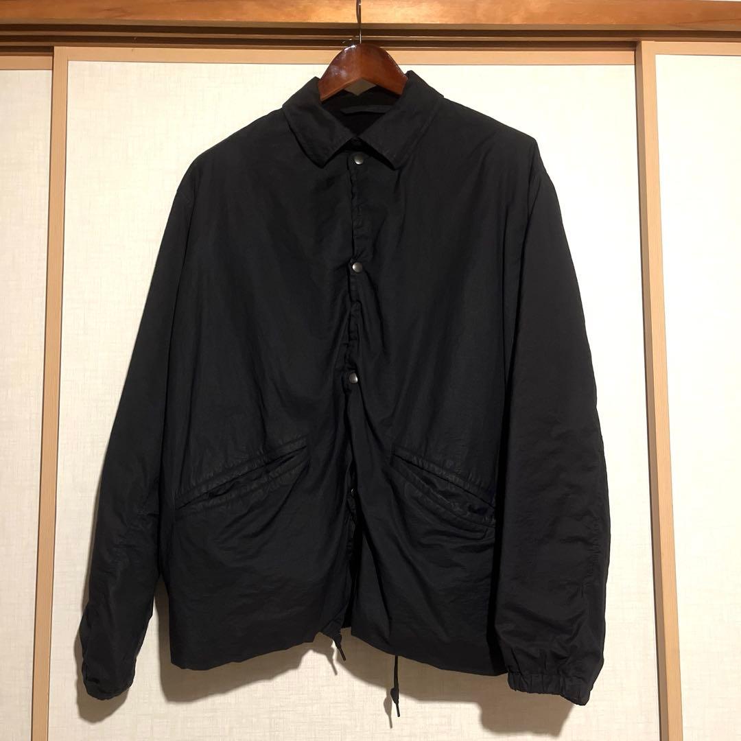 COMOLI 23AWコットンナイロンコーチジャケット 2 BLACK