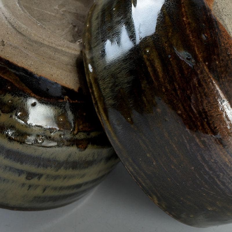 茶道具　高取焼　数茶碗　在銘　七客　時代箱　M　9412D