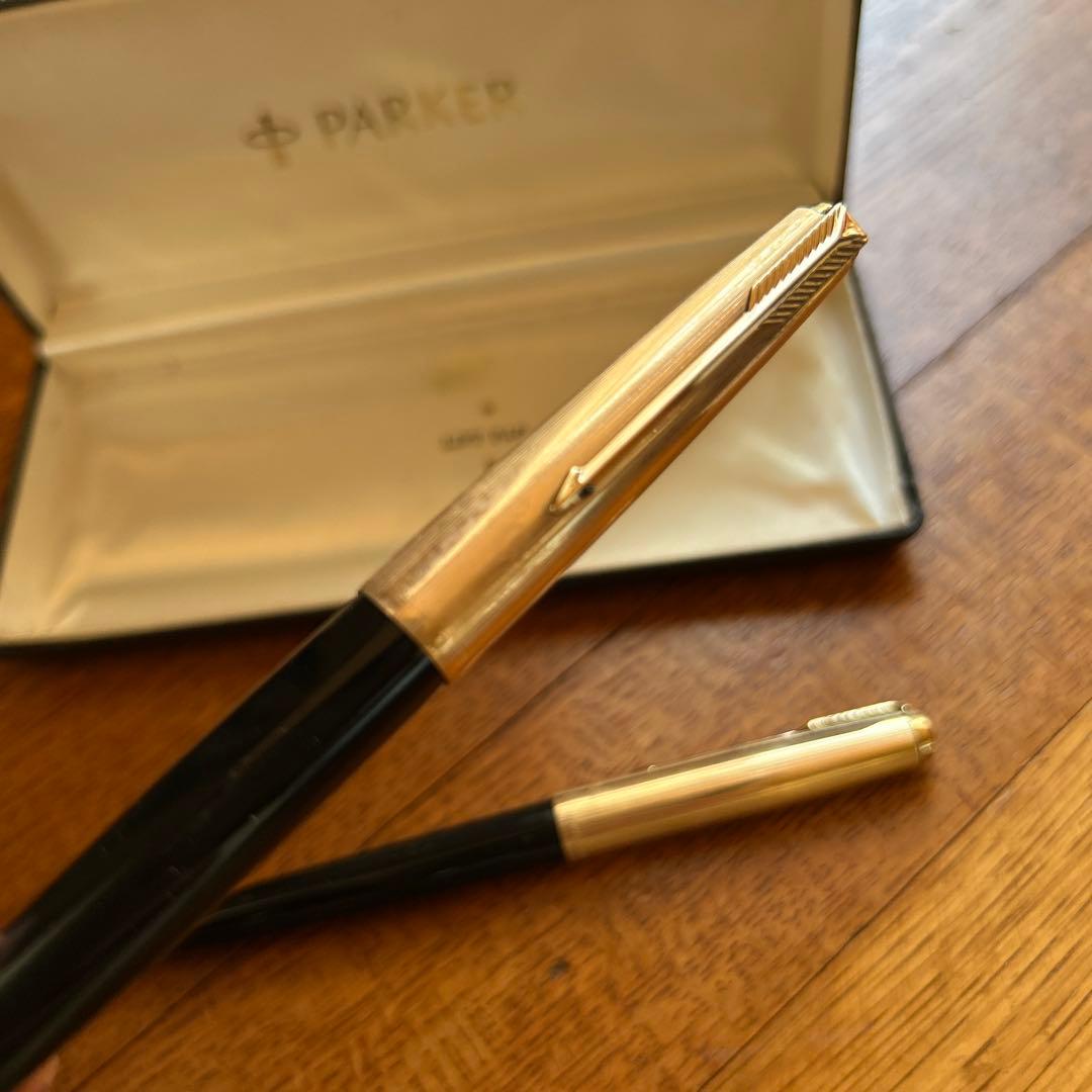 PERKER61◆万年筆＆ボールペンセット　アンティーク文具　ヴィンテージ