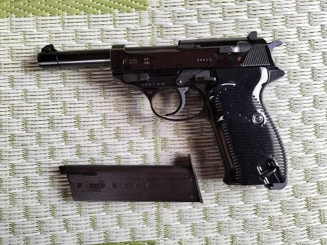 ワルサーｐ38ブローバック(ac40)ブラックメタル