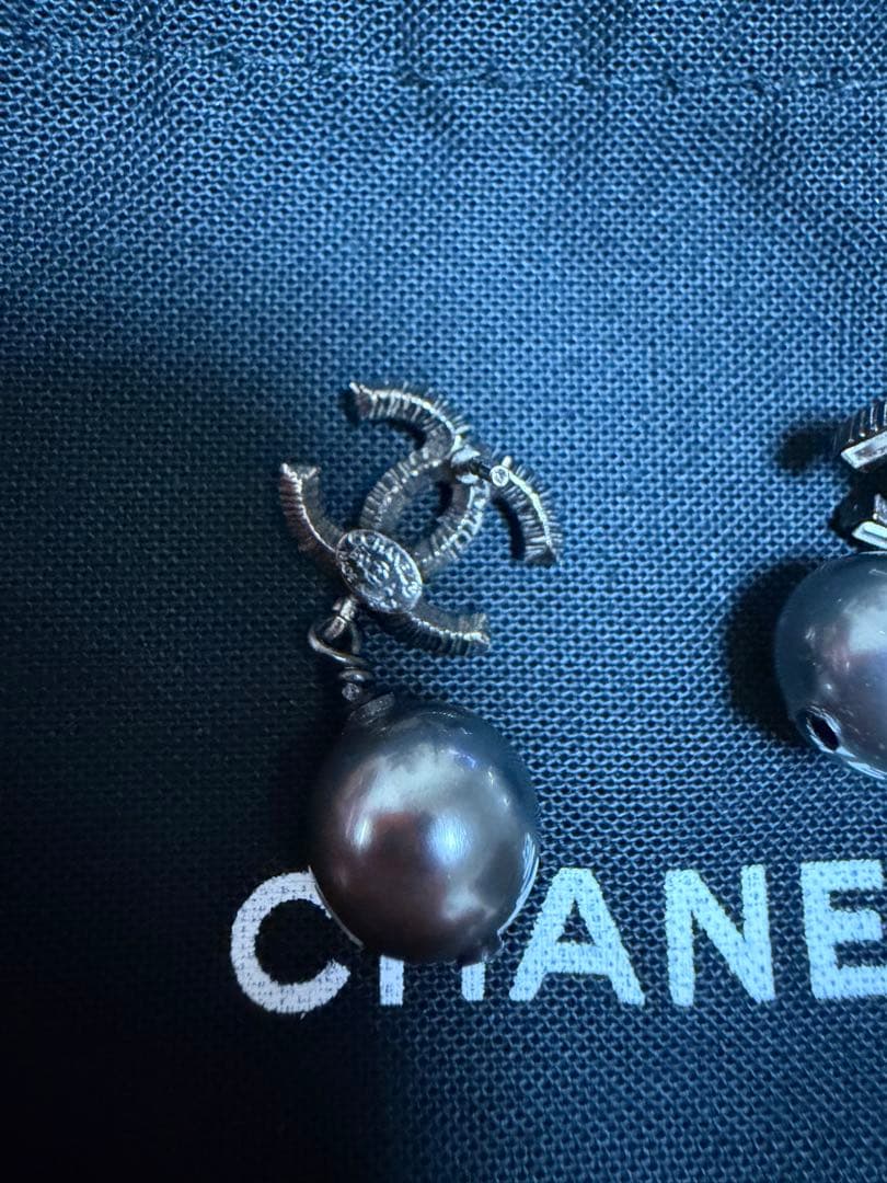 CHANEL パールドロップピアス 表参道店購入