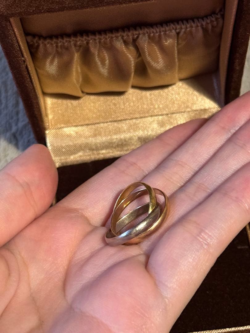 m*a様 カルティエ　トリニティリング　3連　リング