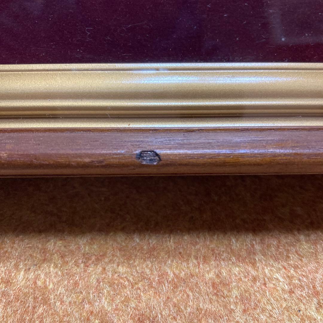 高級色紙額縁4枚　厚み有　色良し　2枚の額縁に目立つ傷有　11〜13番の写真参照