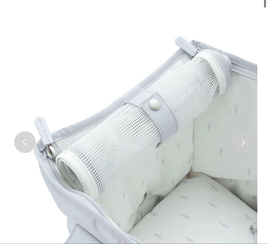 新品同様【ジェラートピケ/gelatopique】キルティングキャリーバッグ