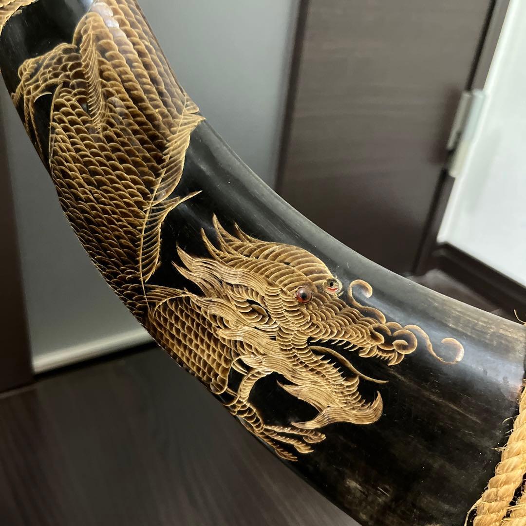 【水牛の角】《専用台付き》