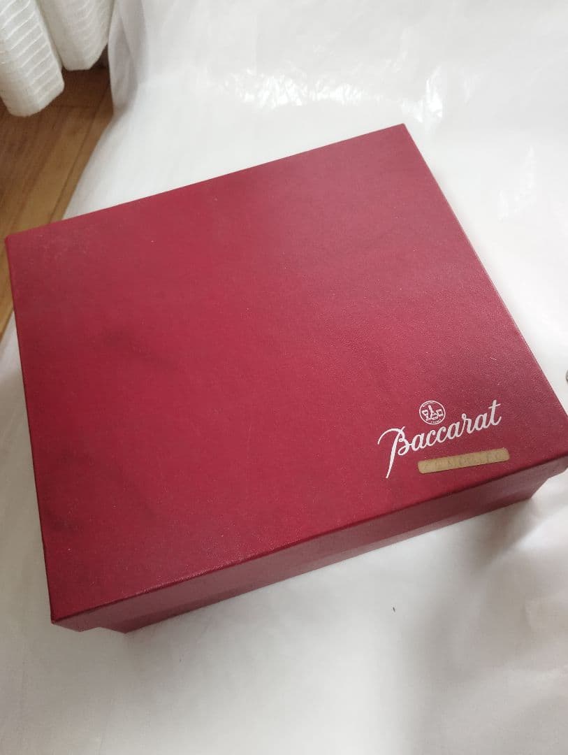 古い　Baccarat クリスタル　灰皿