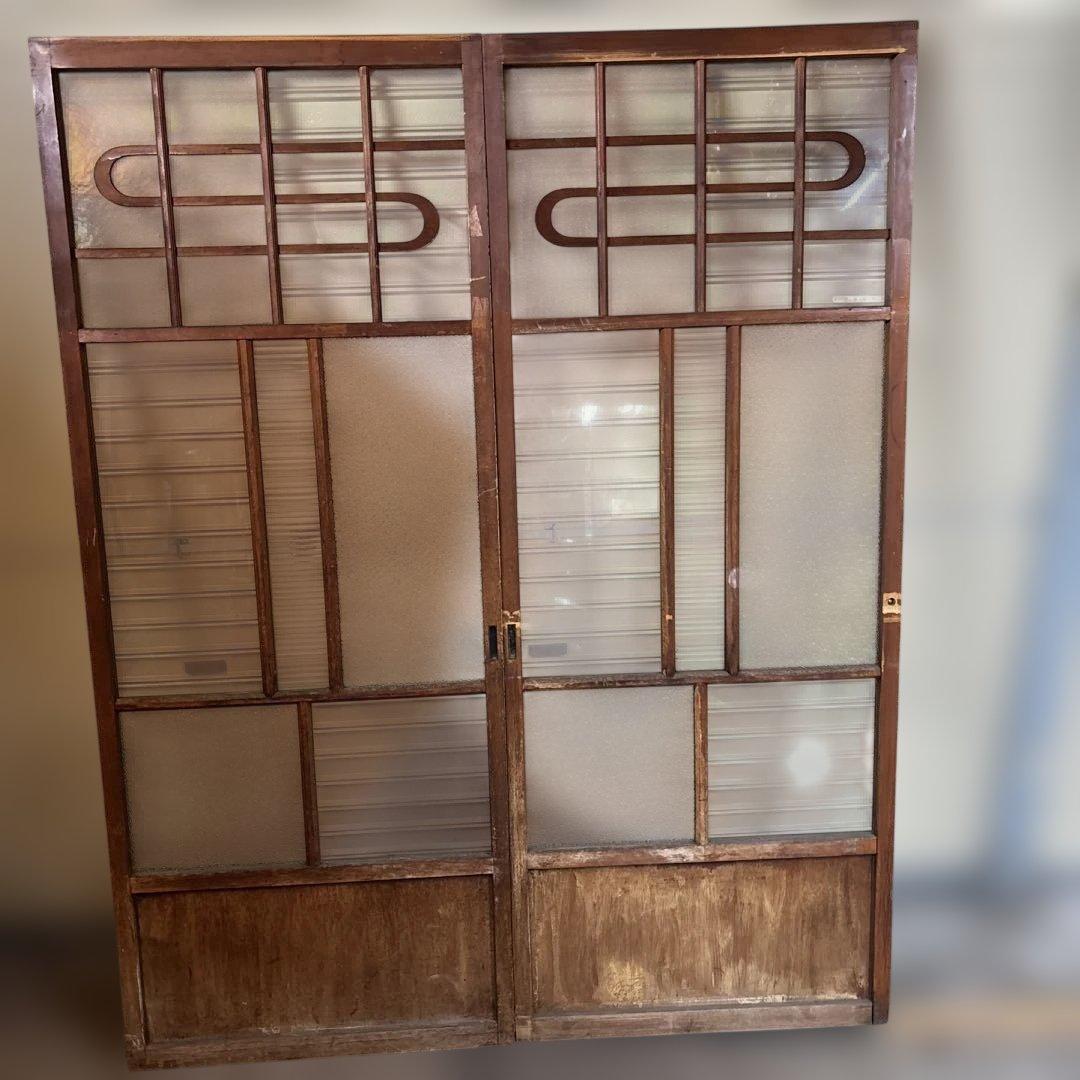 和風木製引き戸 古民家