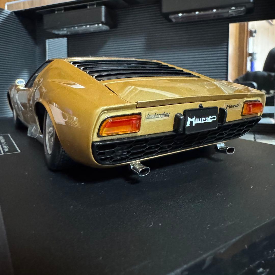 絶版未展示品 京商 1/18ランボルギーニ ミウラ P400 Gold