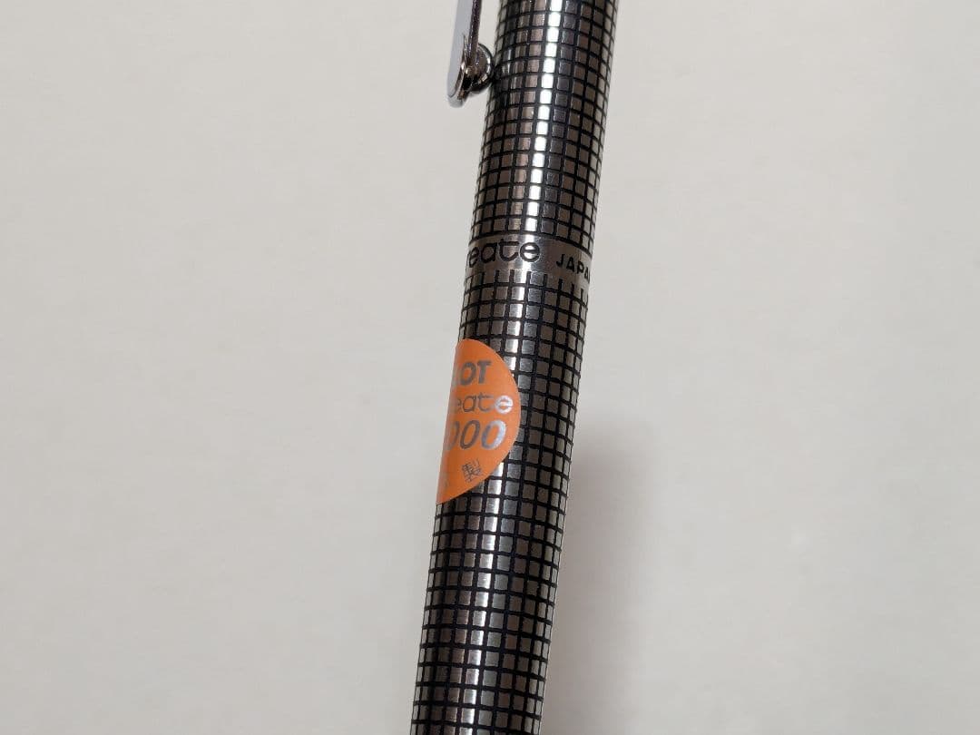 【新品・未使用】パイロット ローリート 格子 蝕刻 ボールペン シール付き