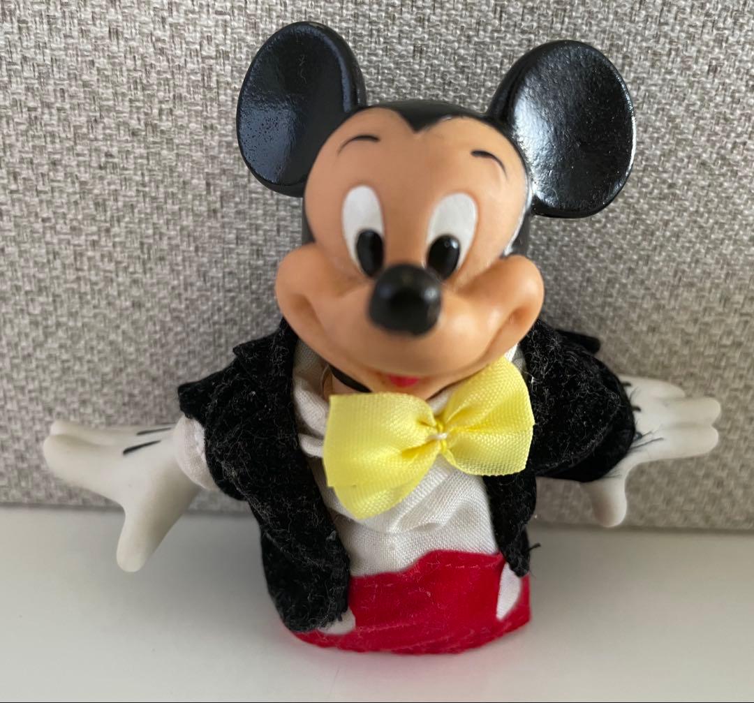 ディズニー指人形　ミッキー，ミニー，ドナルドダック、グーフィ，プルート5体セット
