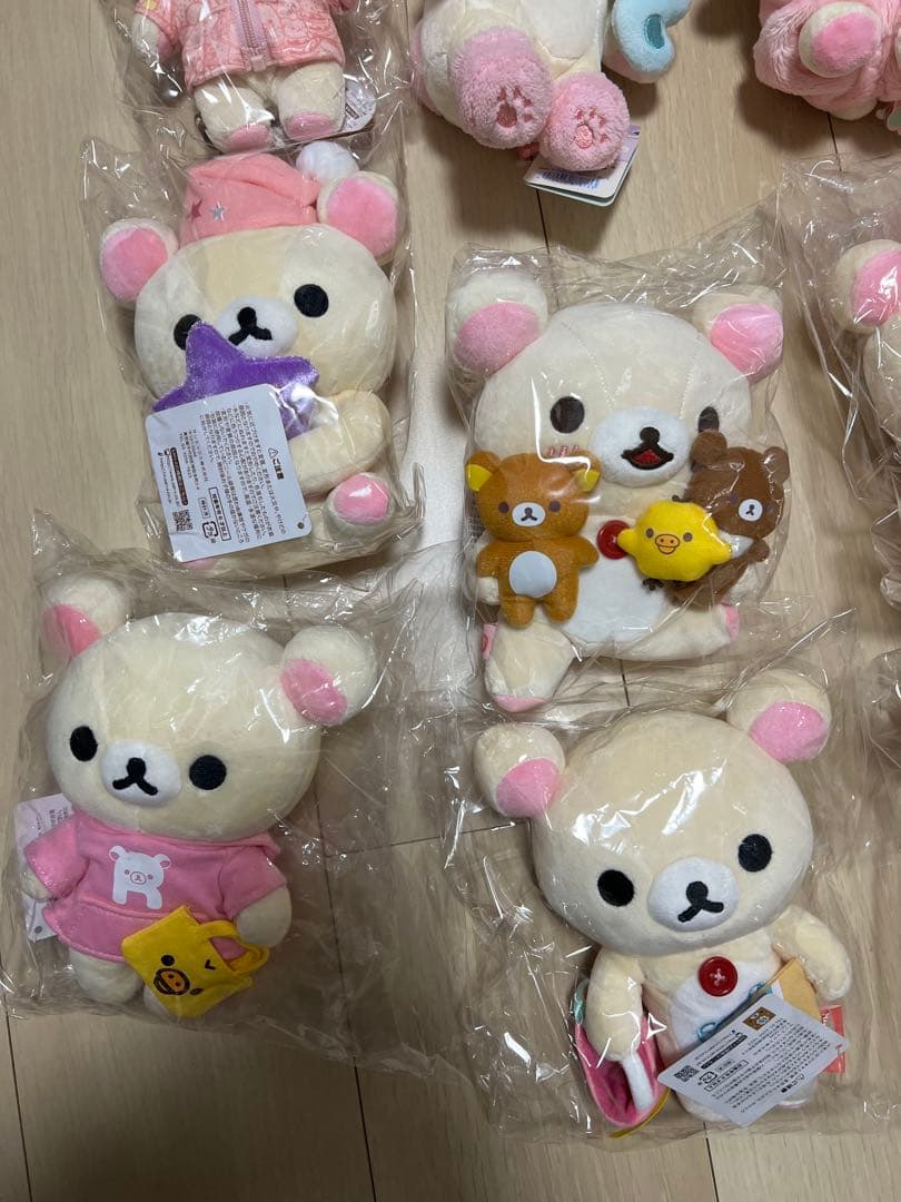 コリラックマ　タグ付きぬいぐるみ　10点セット