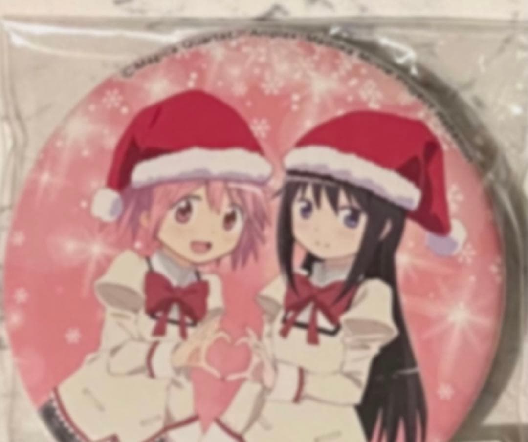 クリスマス 缶バッジ 魔法少女まどか☆マギカ まどか ほむら あにしゅが