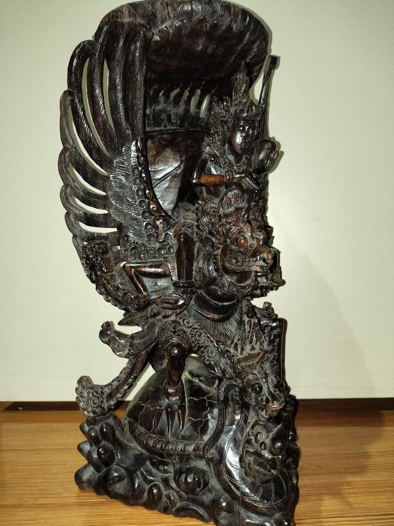 ガルーダとウイショタ神 オブジェ アンティーク アジアン