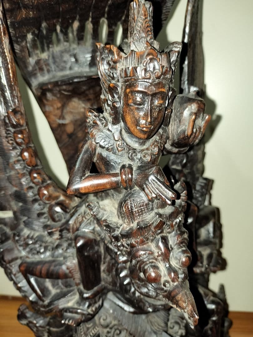 ガルーダとウイショタ神 オブジェ アンティーク アジアン