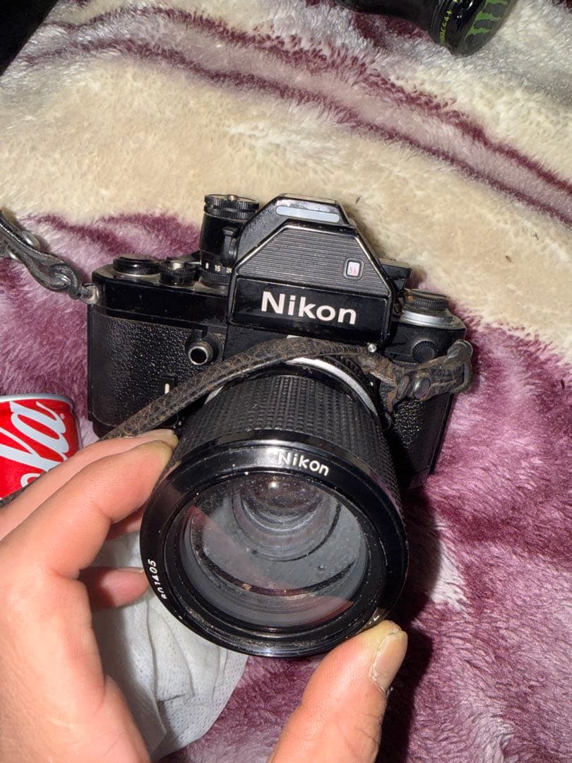 Nikon FE フィルムカメラ 動作OK レンズ付 ジャンク扱い