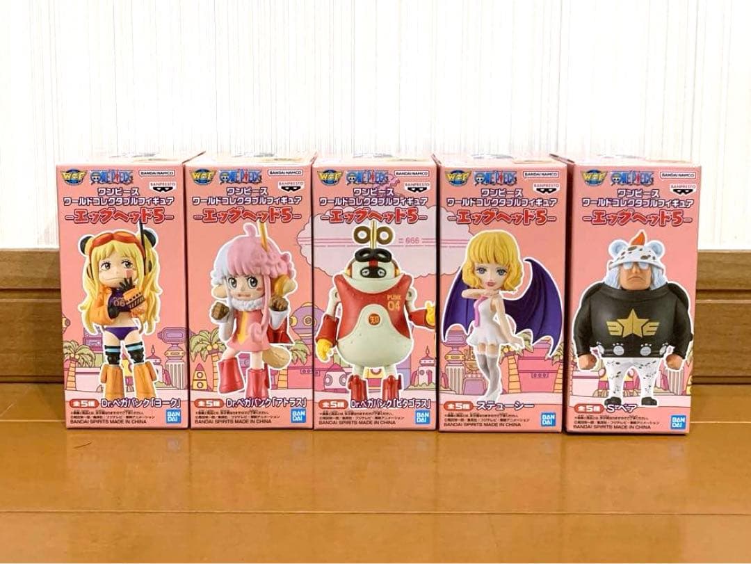 ワンピース ワールドコレクタブルフィギュア-エッグヘッド5- 全５種コンプリート