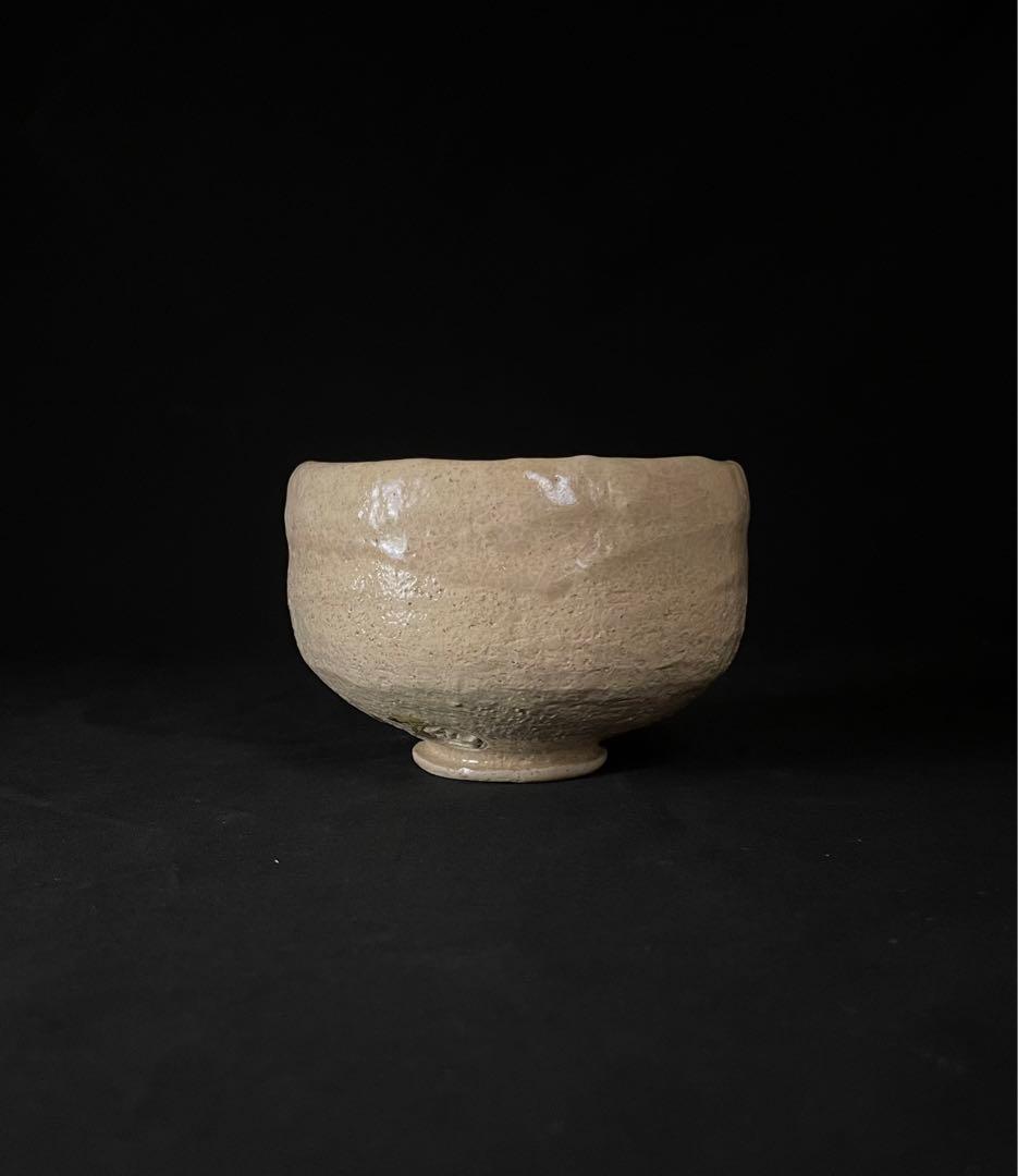 【大樋長左衛門】造 白茶碗 抹茶茶碗 茶道具 共箱