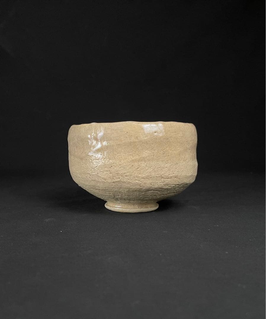 【大樋長左衛門】造 白茶碗 抹茶茶碗 茶道具 共箱