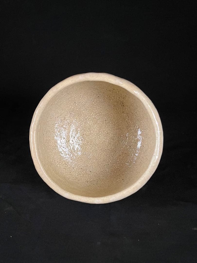 【大樋長左衛門】造 白茶碗 抹茶茶碗 茶道具 共箱