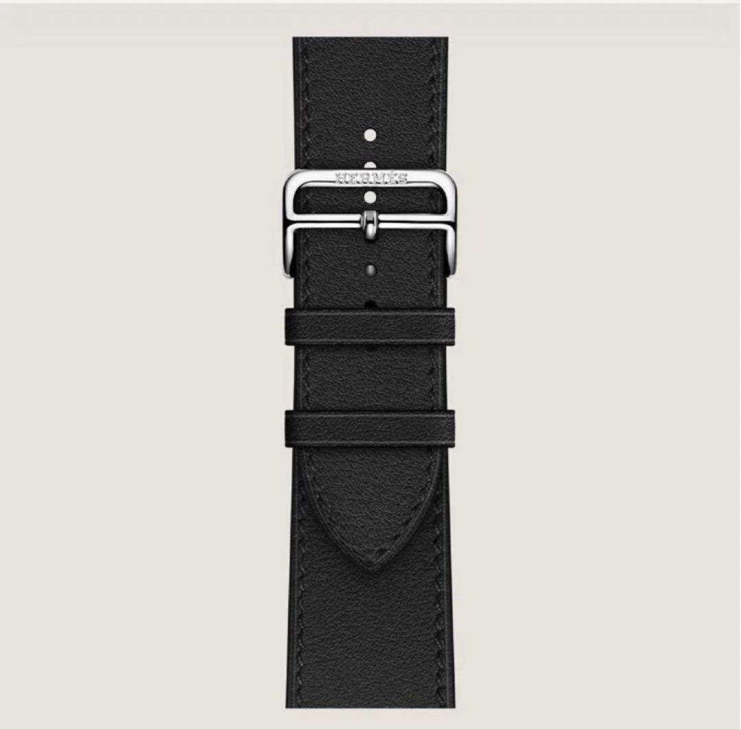 時計 AppleWatch Hermes Noir Deployment Buckle