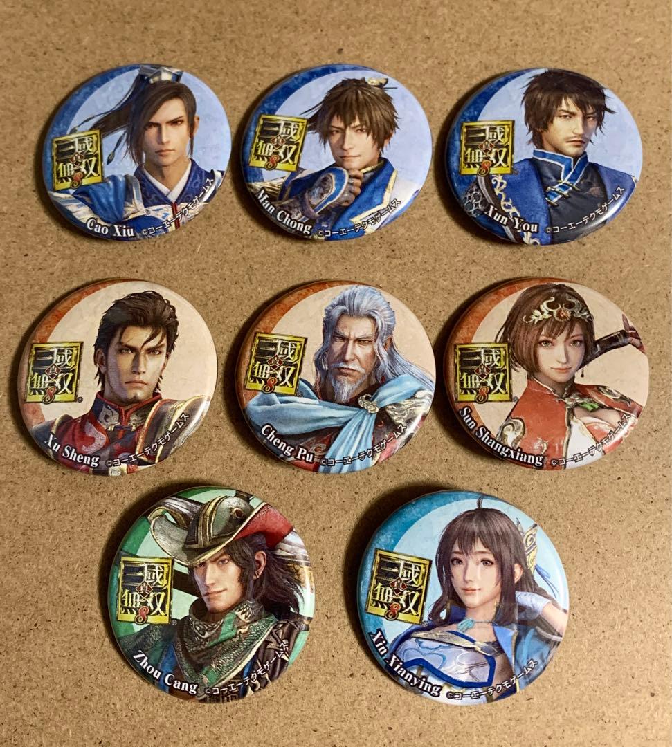 真・三國無双8 TGS 東京ゲームショウ 試遊 缶バッジ