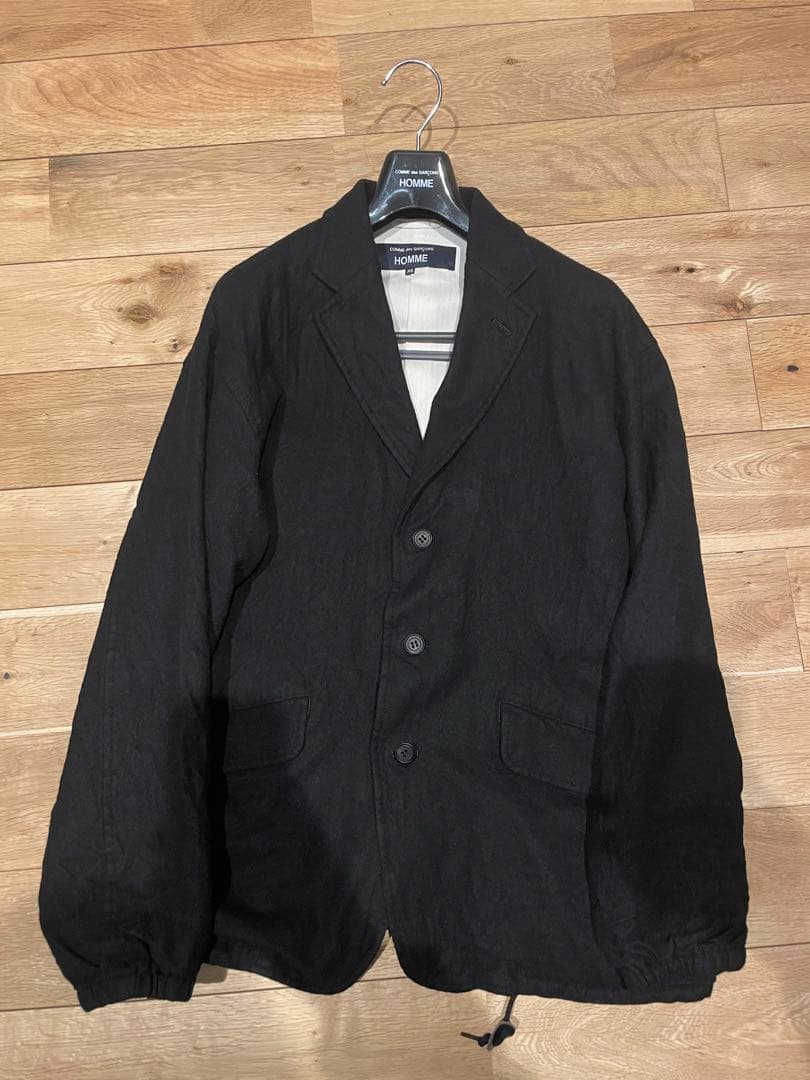 25aw コムデギャルソンオム　ウール縮絨　ジャケット　XS