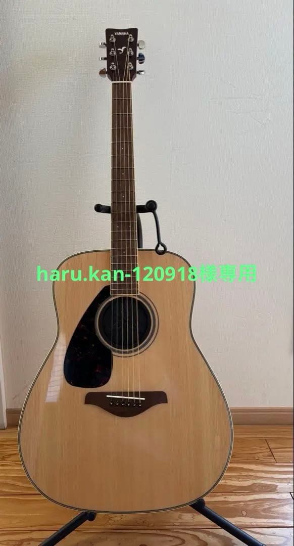ヤマハ　アコースティックギター FG820L 左利き レフティー 付属品多数