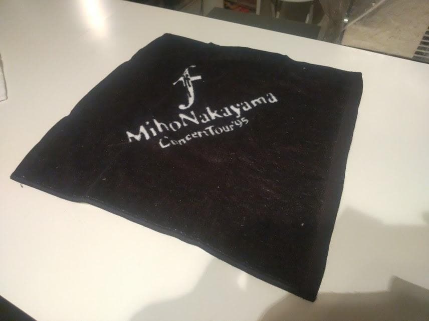 アイドル 歌手 1995年 Tour f コンサートツアー 中山美穂 タオル