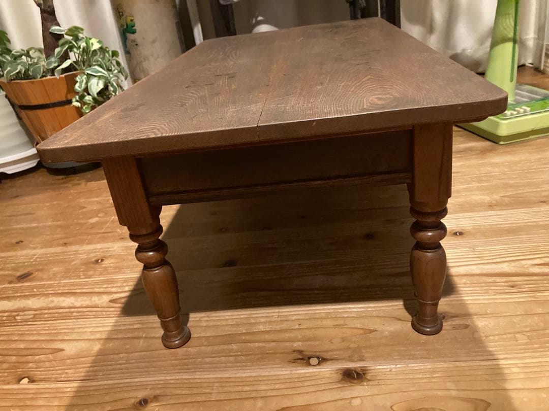 昭和レトロ　木製文机　ローテーブル　12