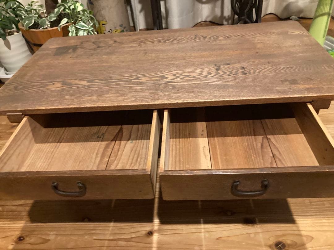昭和レトロ　木製文机　ローテーブル　12