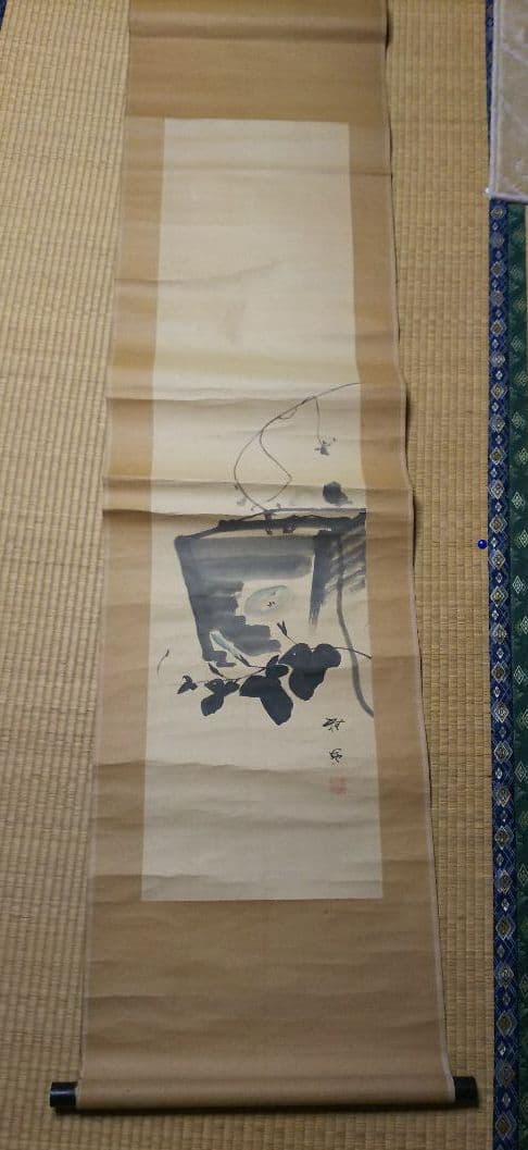 掛軸 ④ あじさい