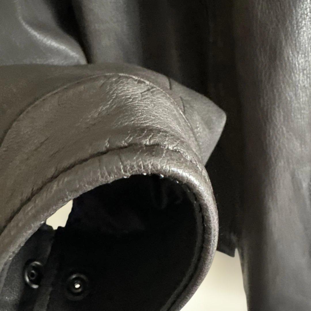 最終値下❗️即日発送‼️ 美品　schott シングルライダースジャケット XL