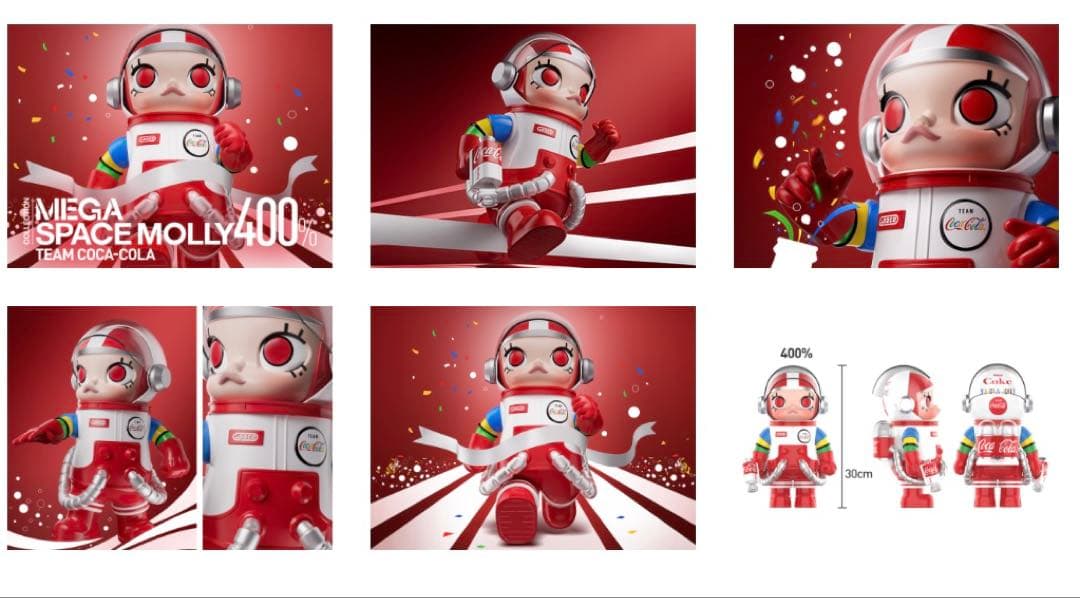 その他 MEGA 400% SPACE MOLLY TEAM COCA-COLA