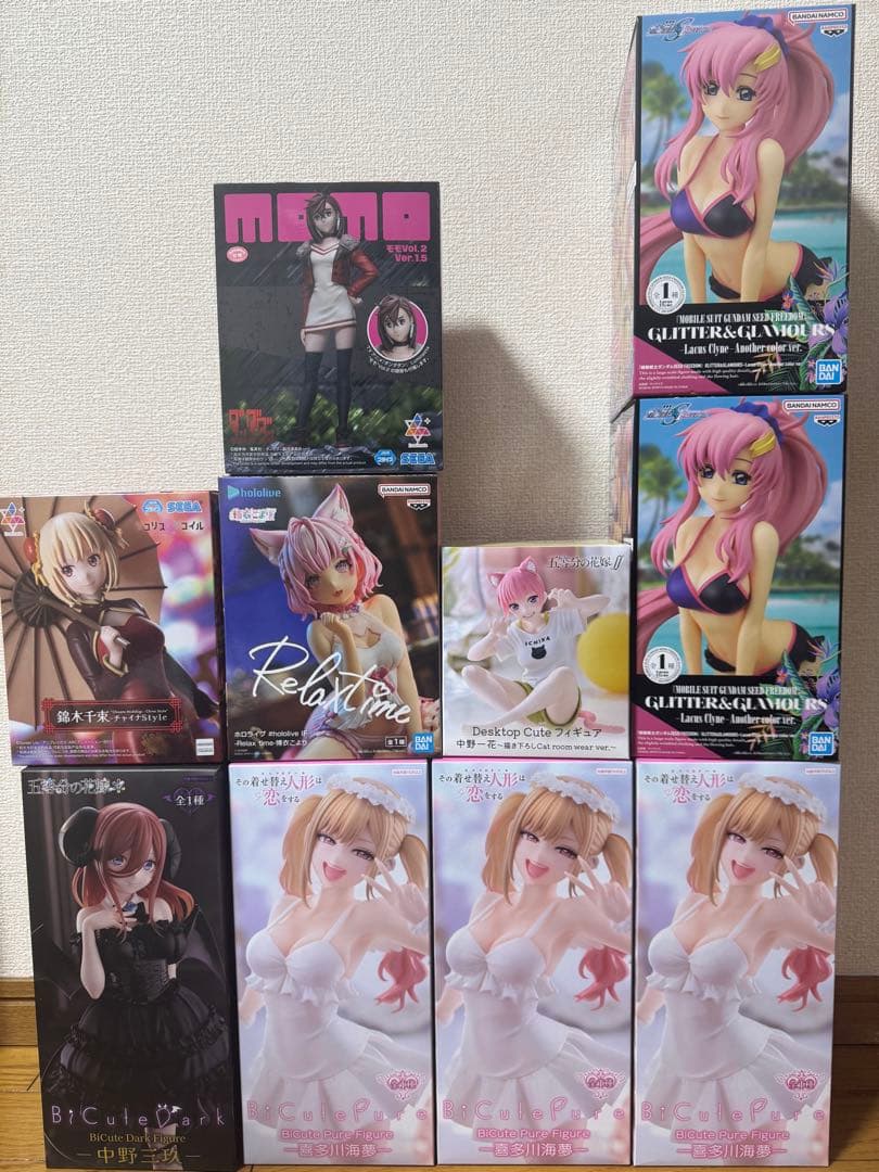 アニメキャラクターフィギュア10体セット