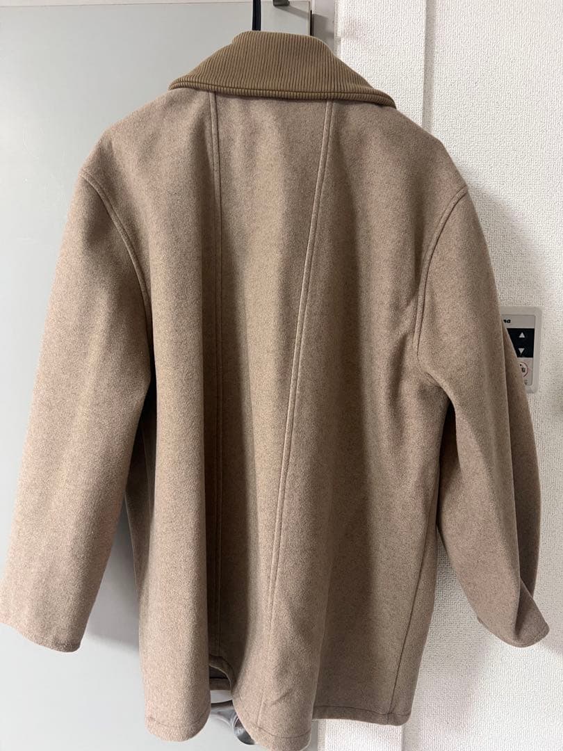 ジャケット・アウター lawgy 2way neck front double point coat