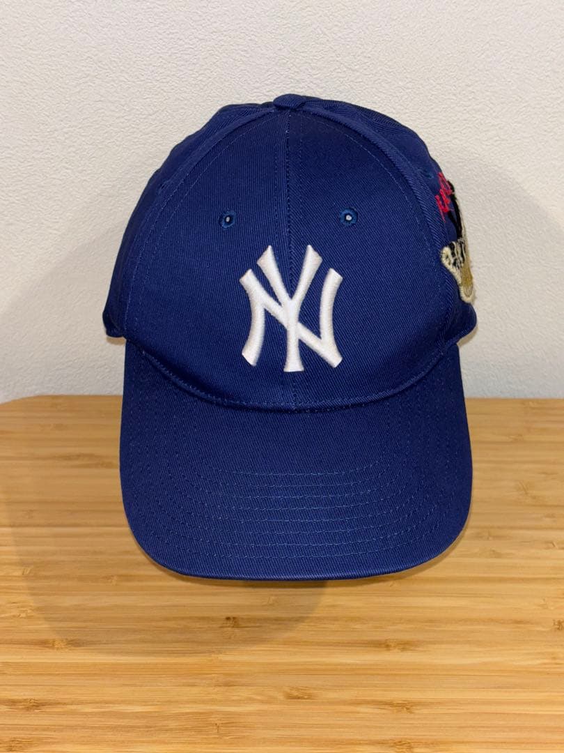 【 GUCCI 】NYヤンキース グッチ ベースボールキャップ 57-61cm