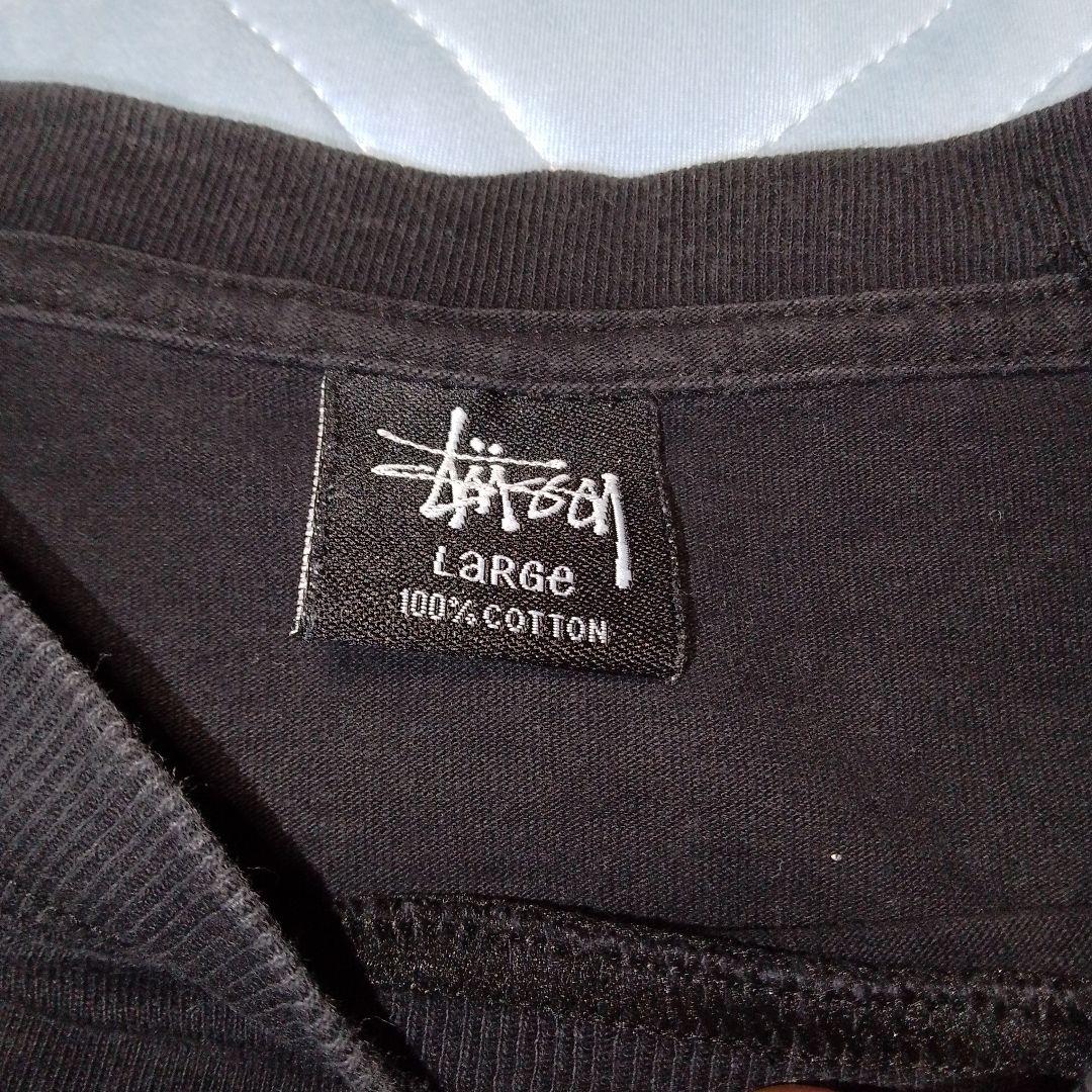 Stussy OLD SKOOL FLAVOR Tシャツ Lブラックコラボ限定