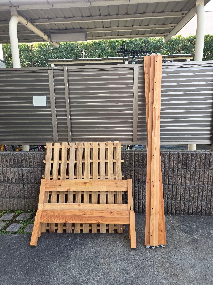 木製シングルベッドフレーム