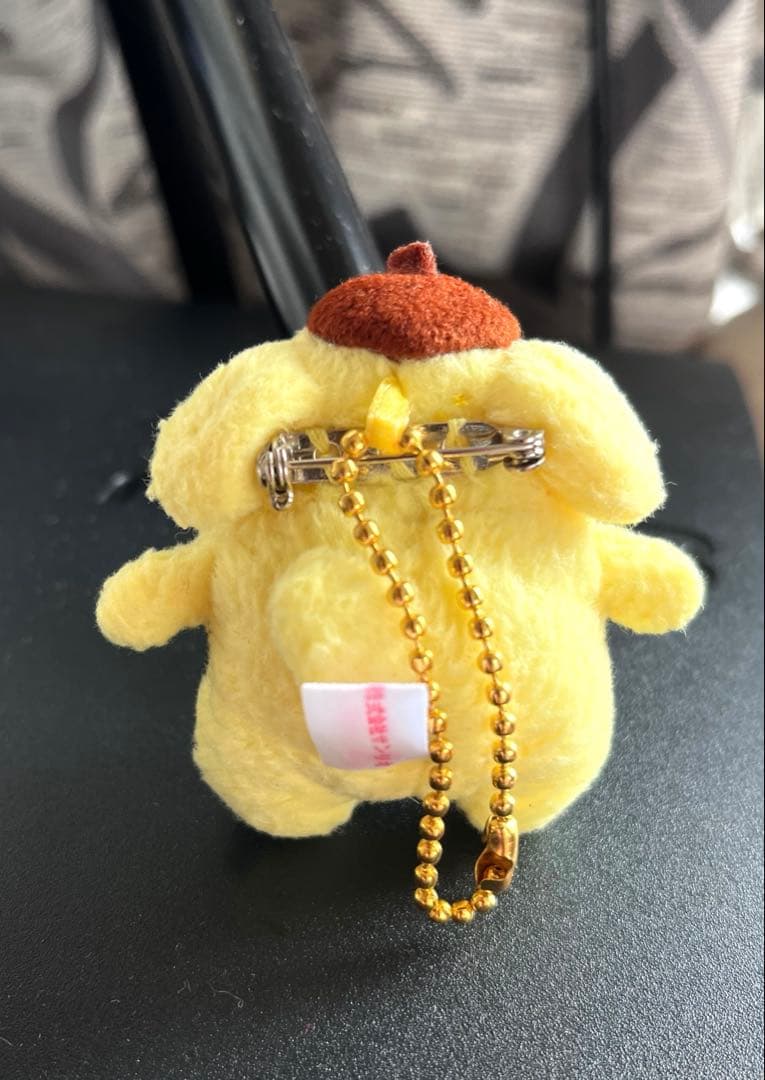 【超レア/美品】サンリオ ポムポムプリン キーホールダーぬいぐるみ 初期デザイン