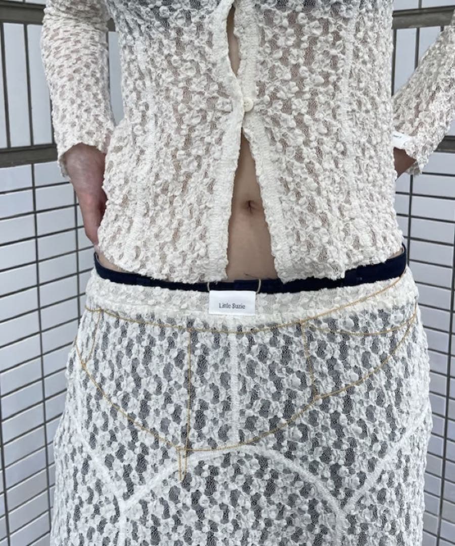 スカート \"Organic Shrink Lacee Panel Skirt\"