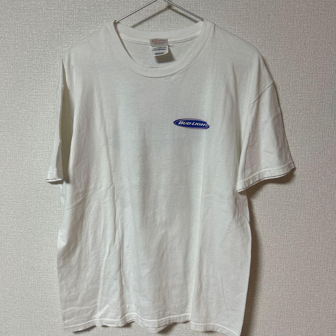 Bud Light ホワイト Tシャツ xlサイズ
